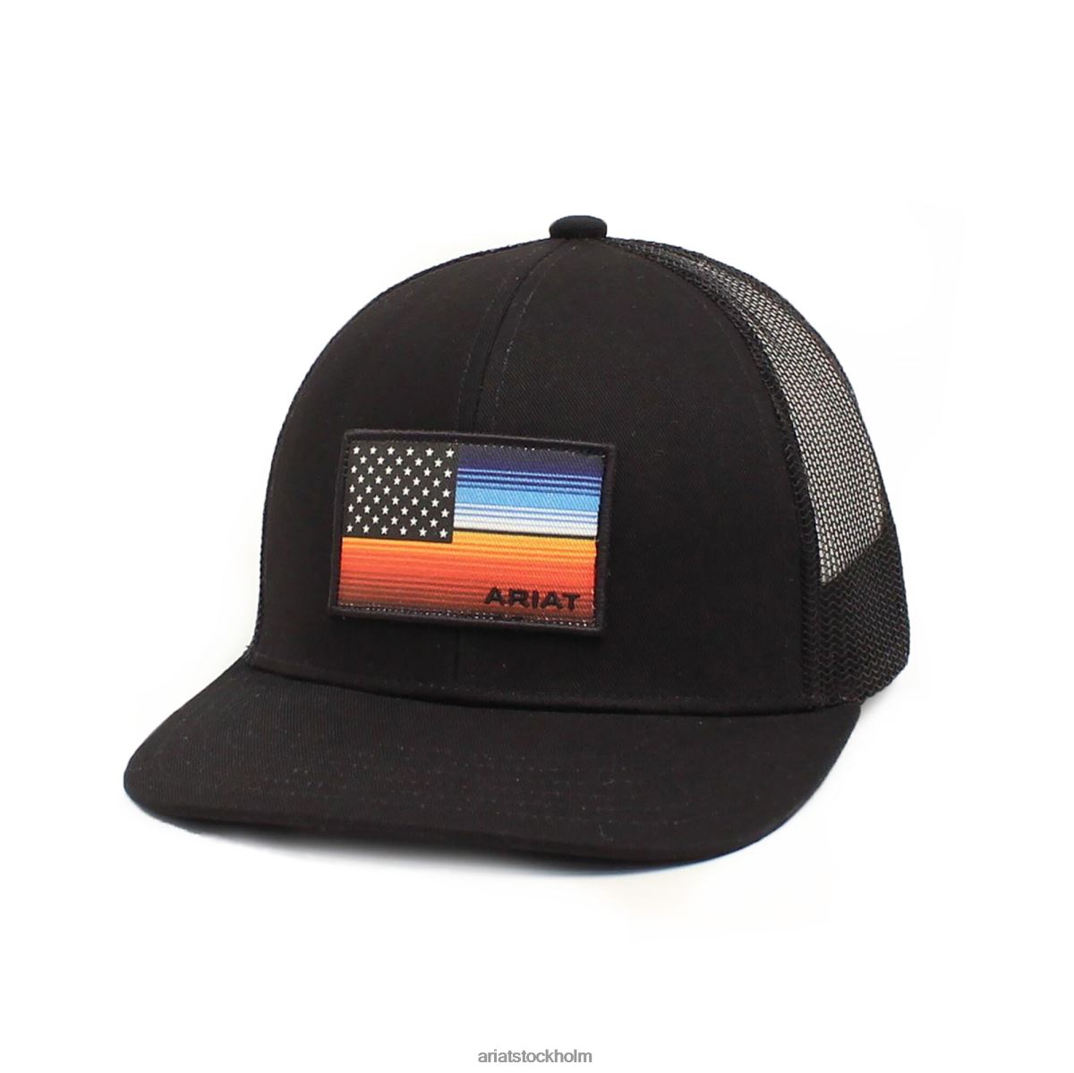 Tillbehör Ariat serape flagga cap svart män F04841936