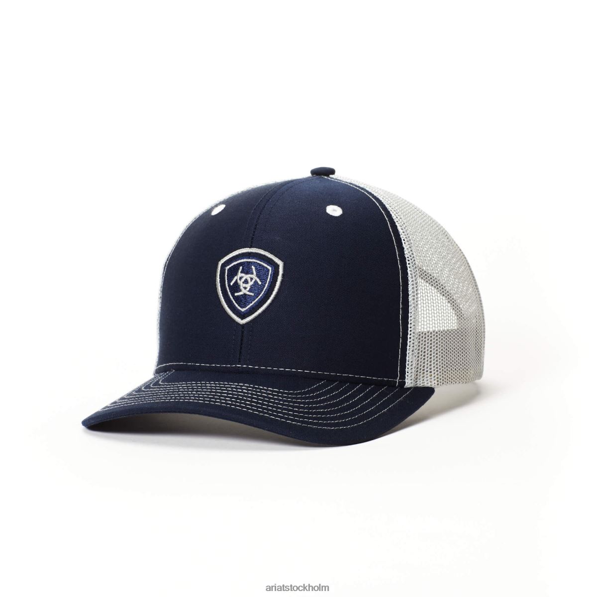 Tillbehör Ariat shield snapback hatt Marin män F04841906