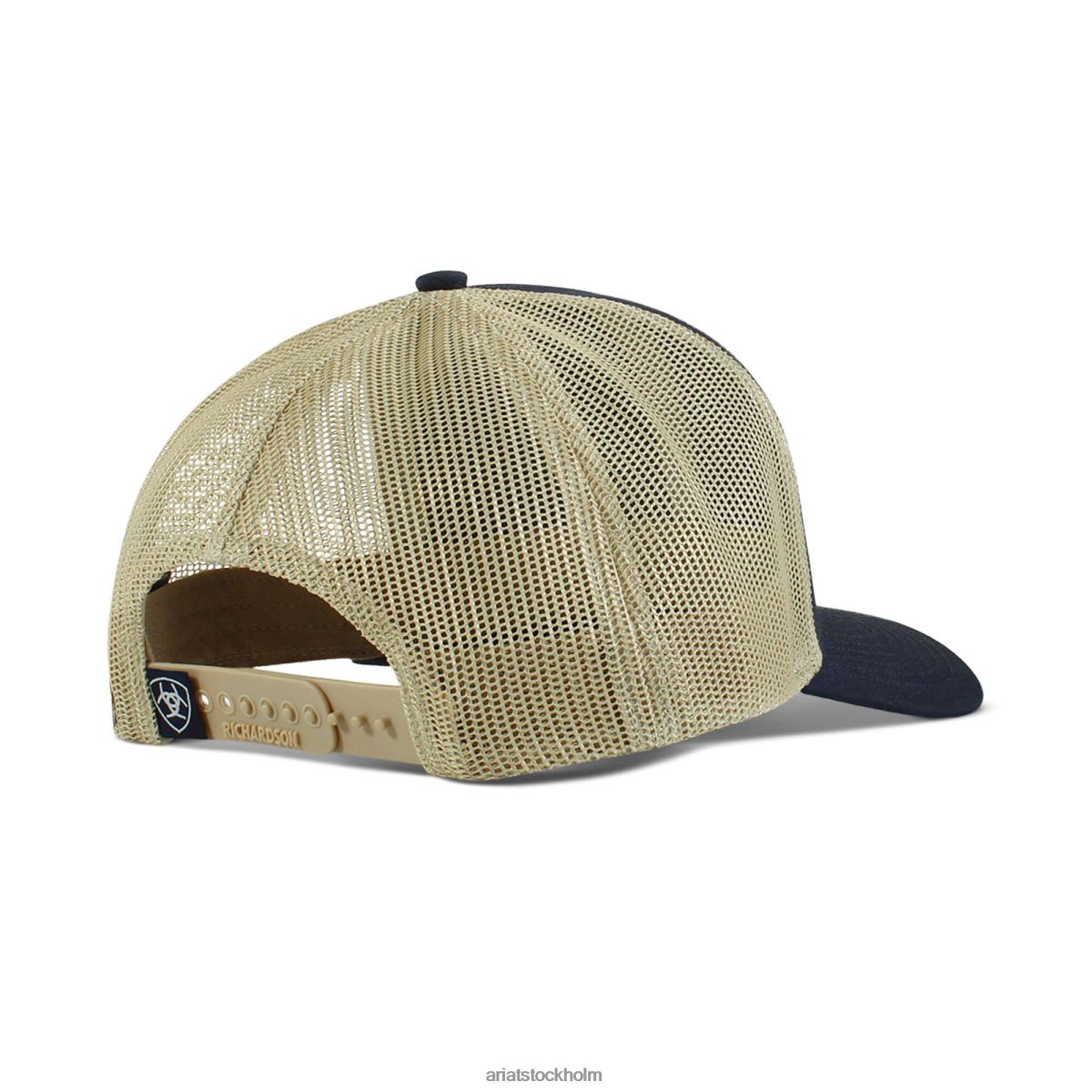 Tillbehör Ariat usa flagga patch logotyp cap Marin män F04841978