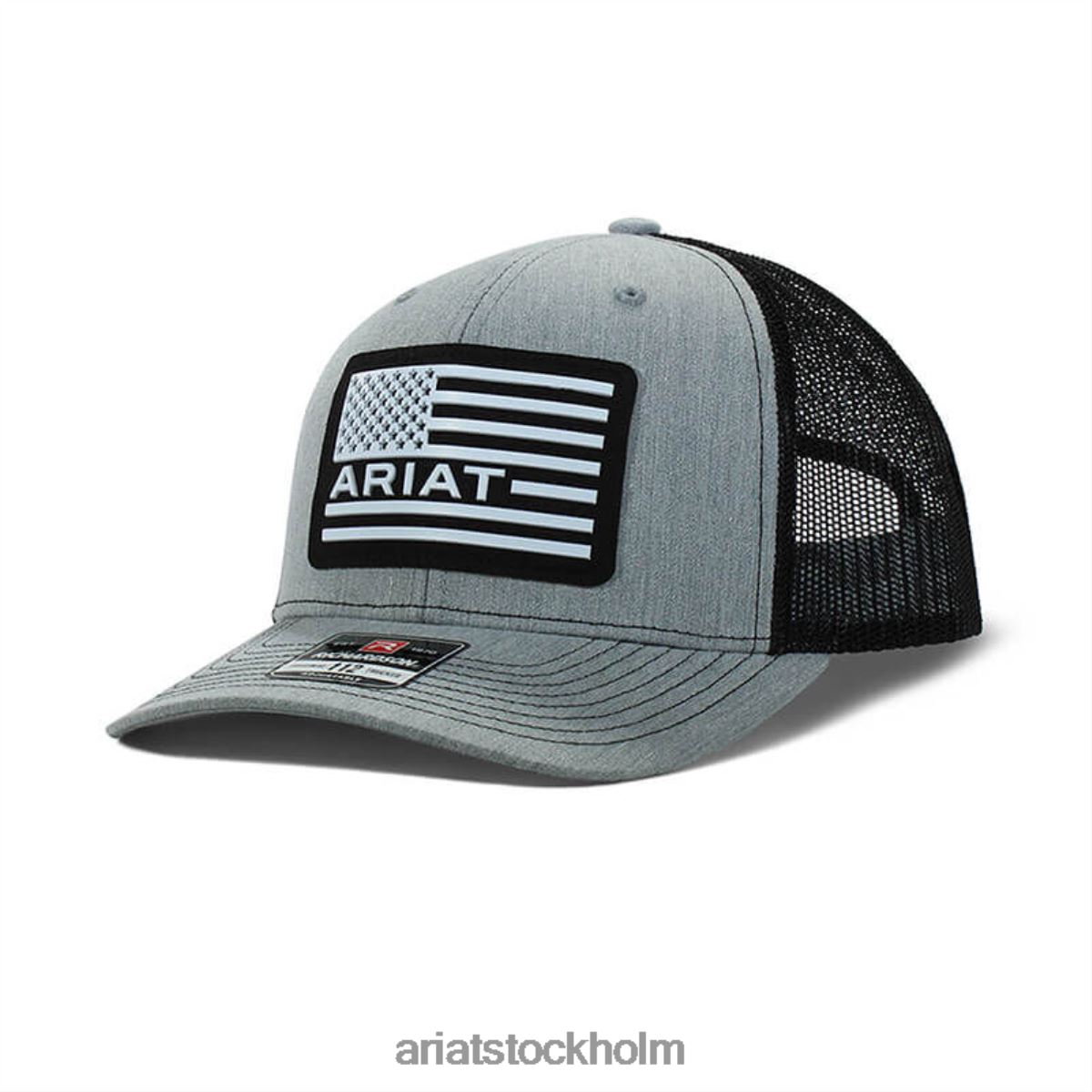 Tillbehör Ariat usa flagga patch logotyp cap grå män F04841905