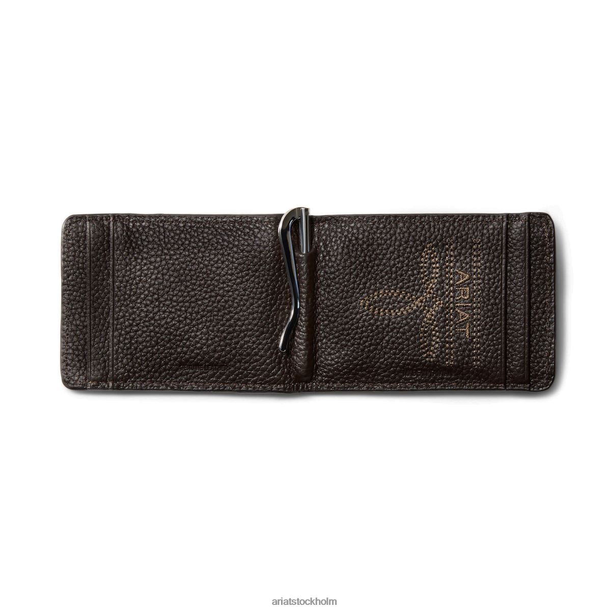 Tillbehör Ariat bifold plånbok broderi pilgrimsmussla solbränna män F04841818