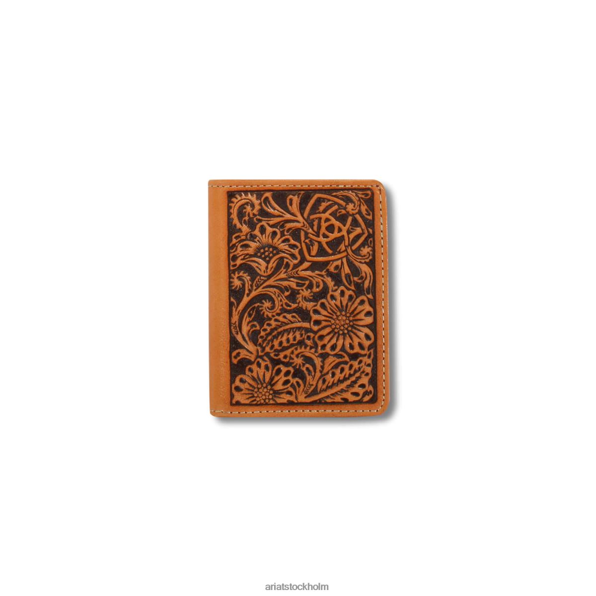 Tillbehör Ariat blommig präglad bifold plånbok solbränna män F04841816