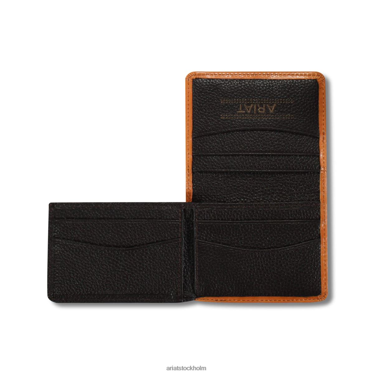 Tillbehör Ariat blommig präglad bifold plånbok solbränna män F04841816