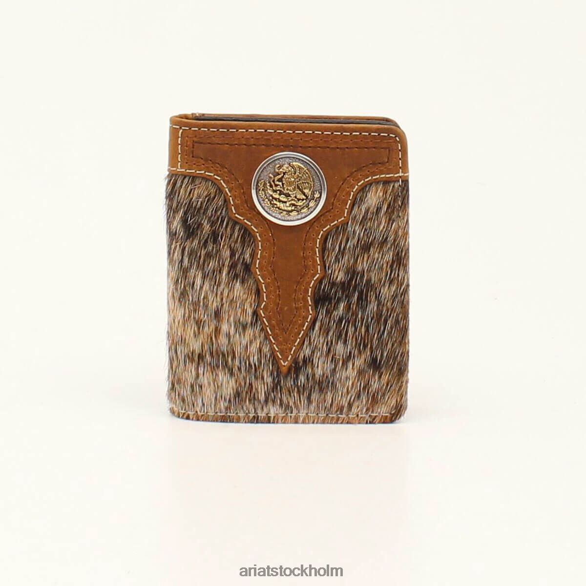 Tillbehör Ariat mexico eagle bifold plånbok brun män F04841827