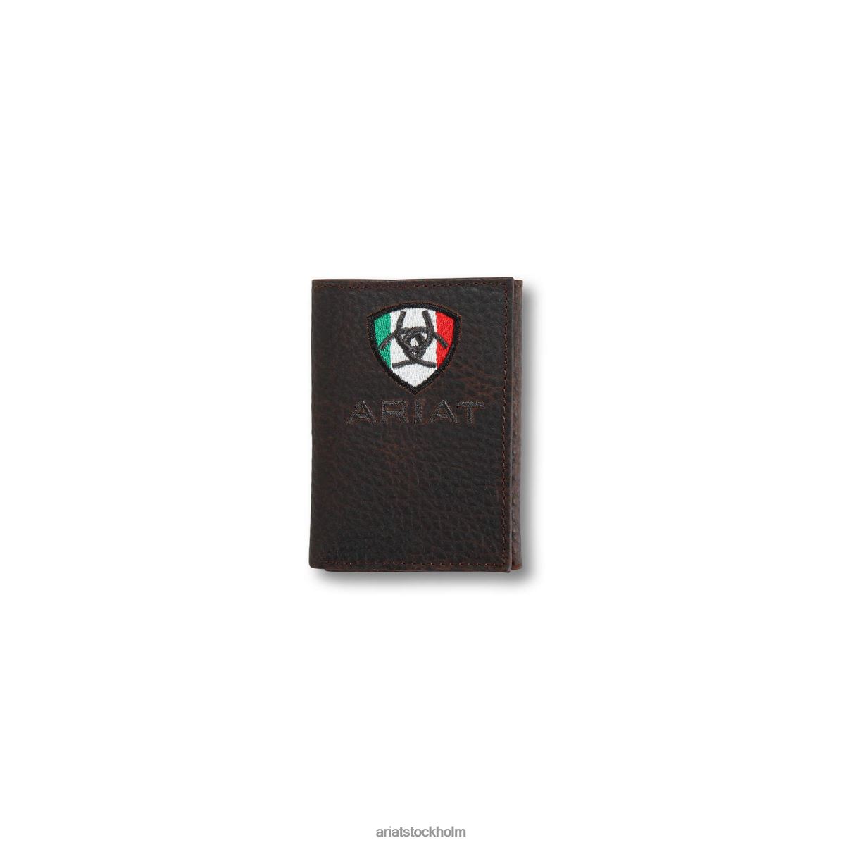 Tillbehör Ariat mexico shield trifold plånbok brun män F04841825
