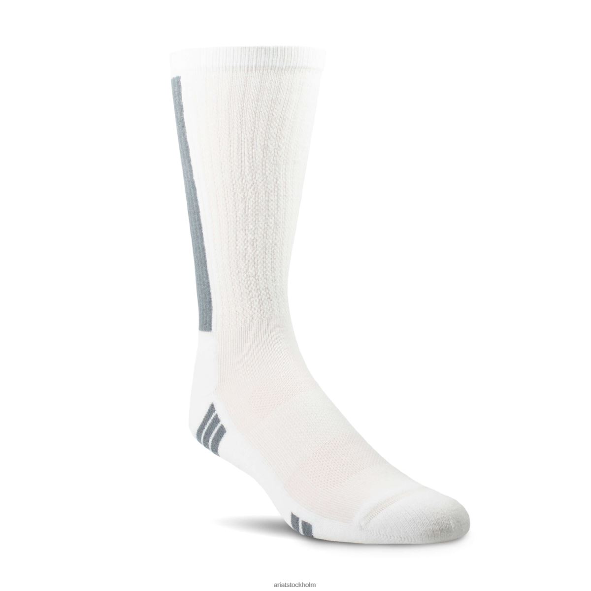 Tillbehör Ariat venttek mid calf performance strumpa 2 par förpackning vit unisex- F04842033